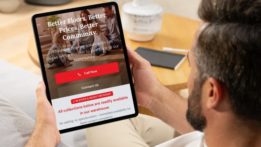 Pay It Forward Flooring website screenshot